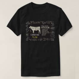 Camiseta Carnívoro para a vida O melhor comedor de carne de