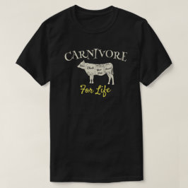 Camiseta Carnívoro para comedora de carne