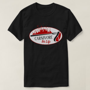 Camiseta Carnívoro para comedores de carne