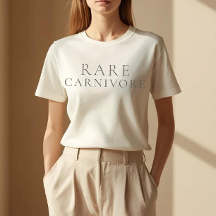 Camiseta Carnívoro Raro Minimalista