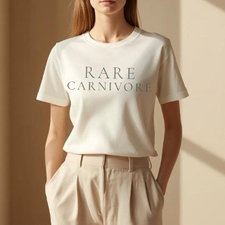 Camiseta Carnívoro Raro Minimalista