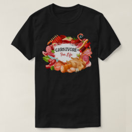Camiseta Carnívoro vitalício Zero Carbe Meat Eater