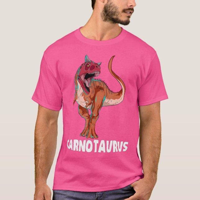 Camiseta Carnotaurus Dinosaur Design (Frente)