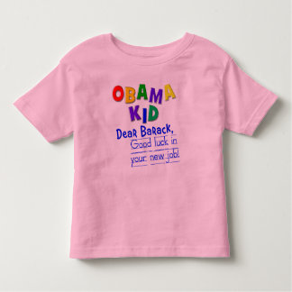 Camiseta Caro Barack, boa sorte em seu trabalho novo!