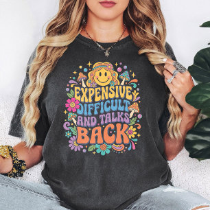 Camiseta Caro Difícil Conversa de Volta Groovy Smiley