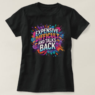 Camiseta Caro Difícil e Responde de Volta Citação Engraçada