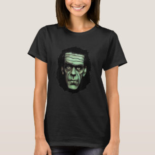 Camiseta Caro do monstro do Halloween Frankenstein
