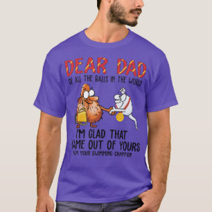 Camiseta Caro Pai De Todas As Bolas Do Dia de os pais Mundi