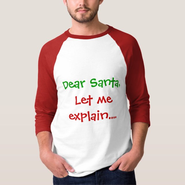 Camiseta Caro Papai noel, deixou-me explica…. (Frente)