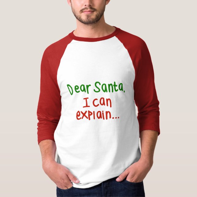 Camiseta Caro papai noel que eu posso explicar (Frente)