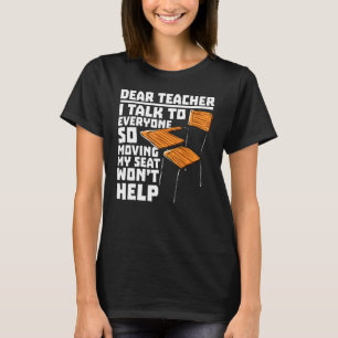 Camiseta Caro Professor, Falo Com Todos Que Mudam De Lugar,