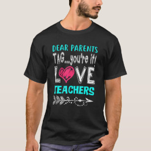 Camiseta Caro Professor Tag Você ama Pais De Volta para Sc