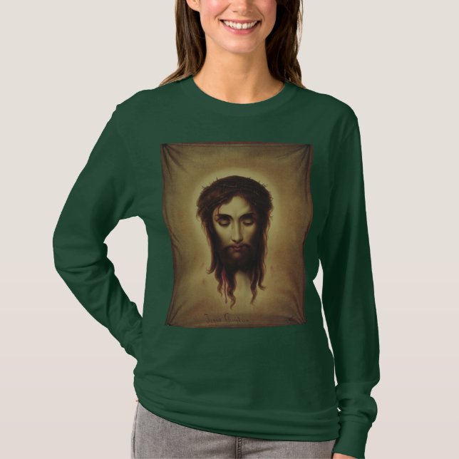 Camiseta Caro Santo de Jesus Cristo (Frente)
