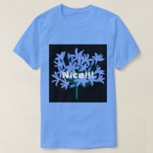 Camiseta Carolina Azul Cor com Texto Legal Persona