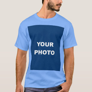 Camiseta Carolina Blue adiciona sua foto de imagem