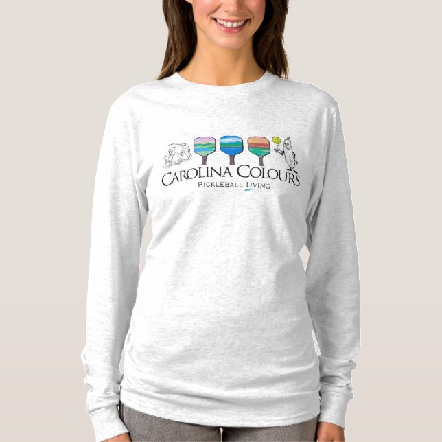 Camiseta Carolina Colors Pickleball Living (Frente)