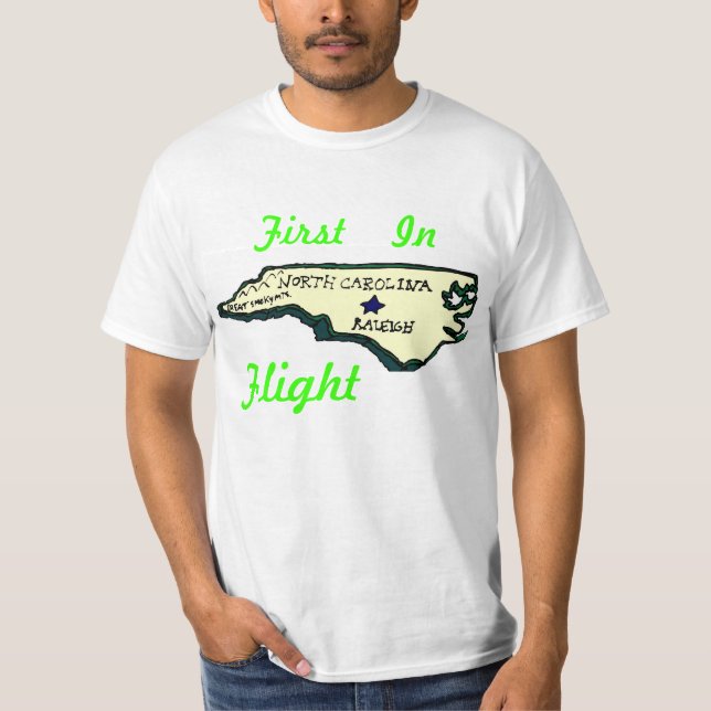 Camiseta Carolina do Norte (Frente)