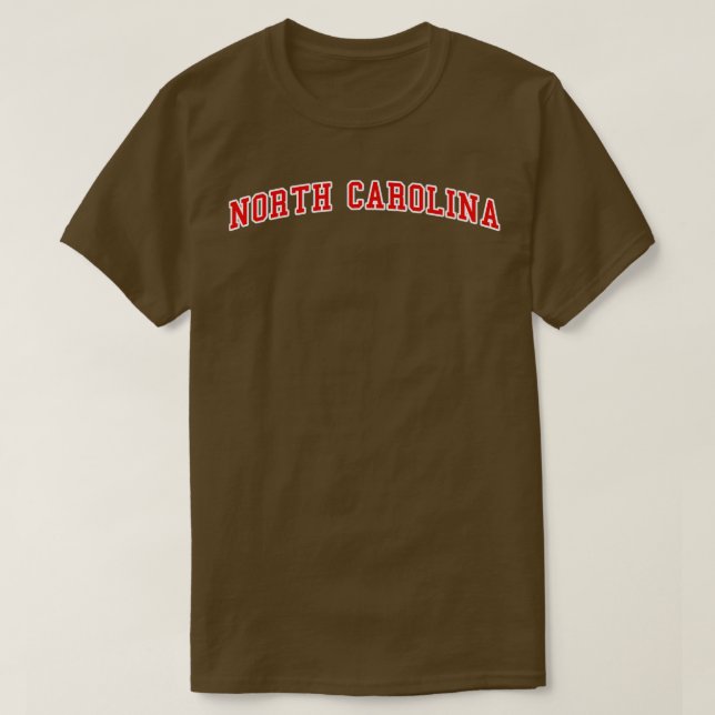 Camiseta Carolina do Norte 2 (Frente do Design)