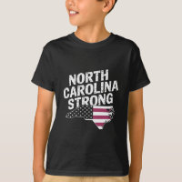 Carolina do Norte Forte Com a Bandeira do Estado d