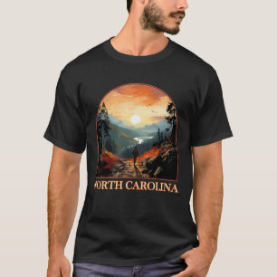 Camiseta Carolina do Norte Nc Caminhada Orgulho do Estado M