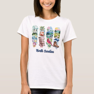 Camiseta Carolina do Norte Pitoresca