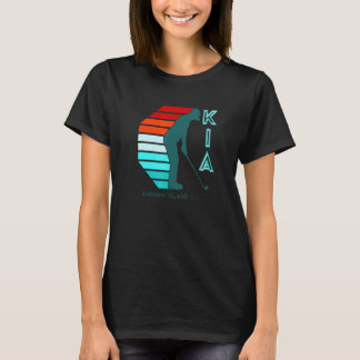 Camiseta Carolina do Sul Golfing Pro Retro Beach Kiawah Isl