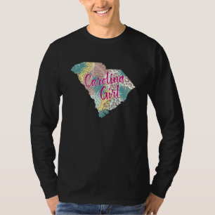 Camiseta Carolina Girl Tropical Floral Carolina do Sul