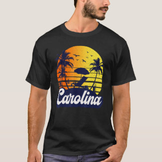Camiseta Carolina Sunset Beach Retro