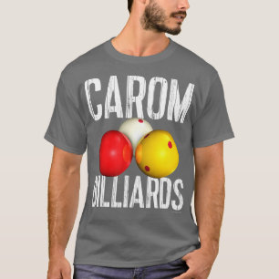 Camiseta CAROM BILLIARDS Texto Legal