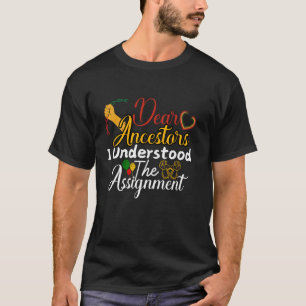 Camiseta Caros Ancestrais Eu Entendi A Atribuição Junetee