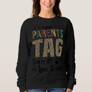 Camiseta Caros pais dizem que você ama os professores no fi