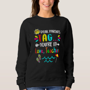 Camiseta Caros pais dizem que você ama professores no dia p
