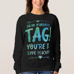 Camiseta Caros pais dizem que você ama professores no dia p