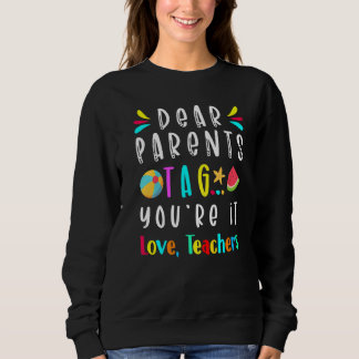 Camiseta Caros pais dizem que você ama professores no dia p