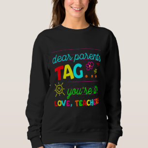 Camiseta Caros pais dizem que você ama professores no dia p