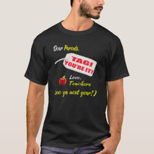 Camiseta Caros pais dizem que você ama professores no prime