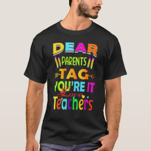 Camiseta Caros pais dizem que você é professor apaixonado