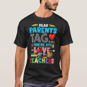 Camiseta Caros pais dizem que você é professor apaixonado