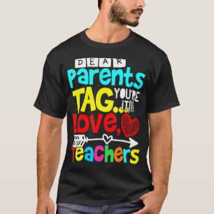 Camiseta Caros pais dizem que você é professor apaixonado