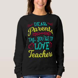 Camiseta Caros pais dizem que você é um professor apaixonad