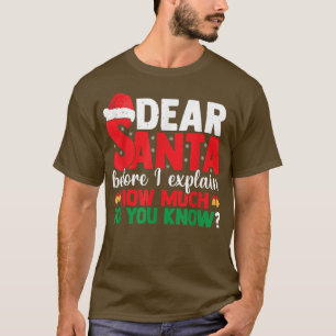 Camiseta Caros Papais noeis Antes De Explicar Quanto Vocês