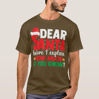 Camiseta Caros Papais noeis Antes De Explicar Quanto Vocês 