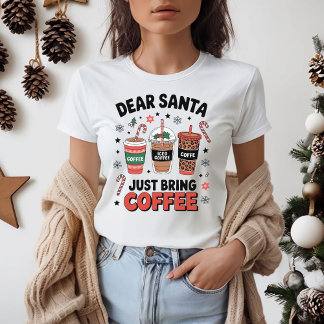 Camiseta Caros Papais noeis, Apenas Café