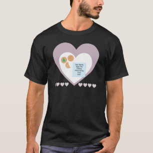 Camiseta Caros Papais noeis Cookies Trazem Brinquedos Coraç