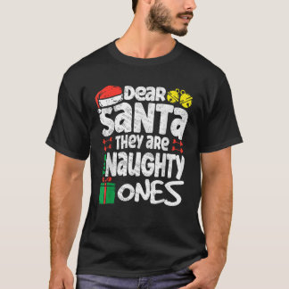 Camiseta Caros papais noeis de Natal, são os malvados.