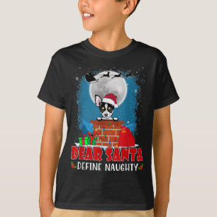 Camiseta Caros Papais noeis Definem Cachorro Chihuahua Doid