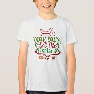 Camiseta Caros Papais noeis, deixem-me explicar Papais noei