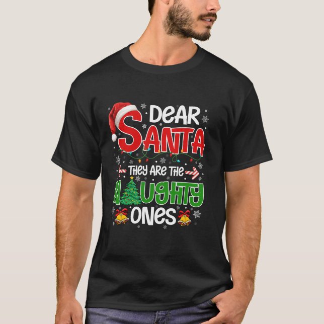 Camiseta Caros Papais noeis, Eles São Os Malditos Cristãos  (Frente)