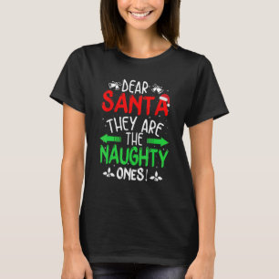 Camiseta Caros Papais noeis, eles são os malvados do Natal
