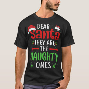 Camiseta Caros Papais noeis Engraçados Eles são os Malditos